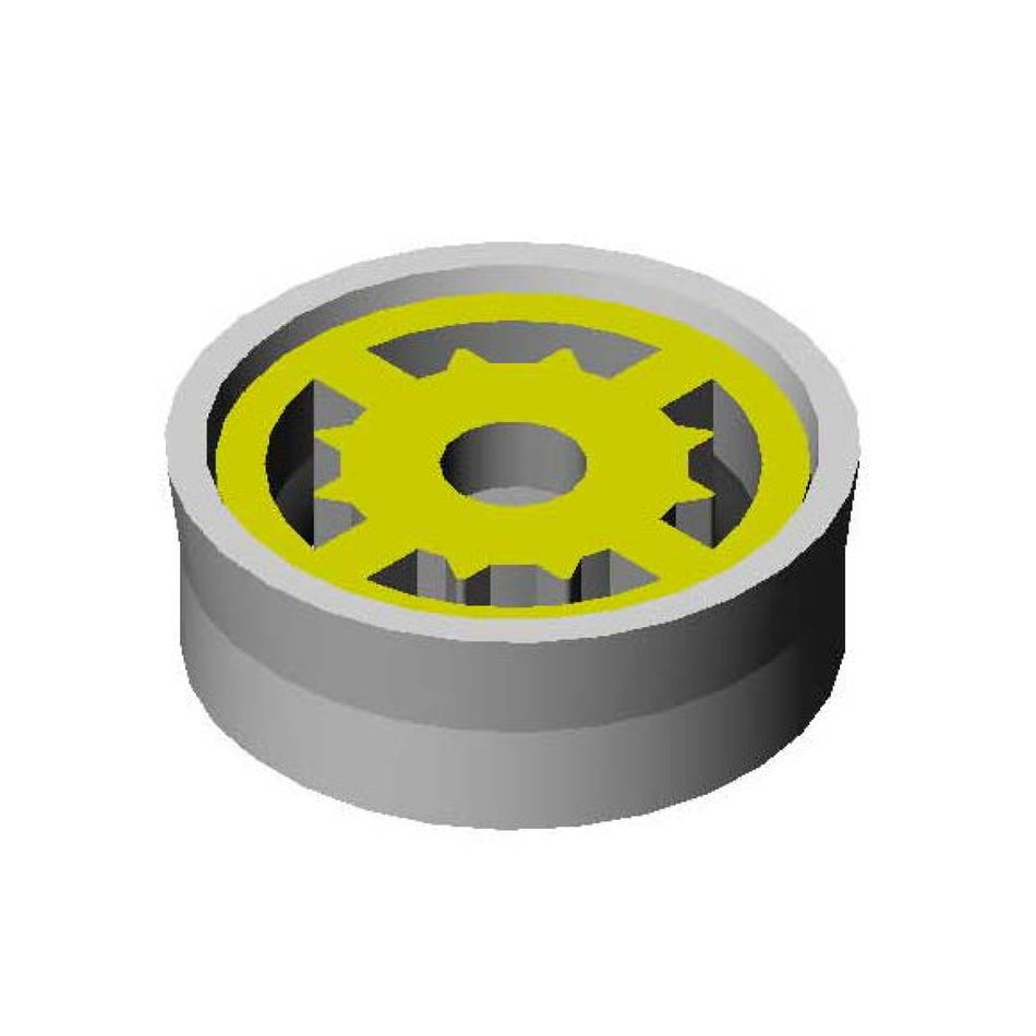 T&S Brass FD22 2.2 GPM Flow Control Disc - Yellow Insert for Commercial Faucets