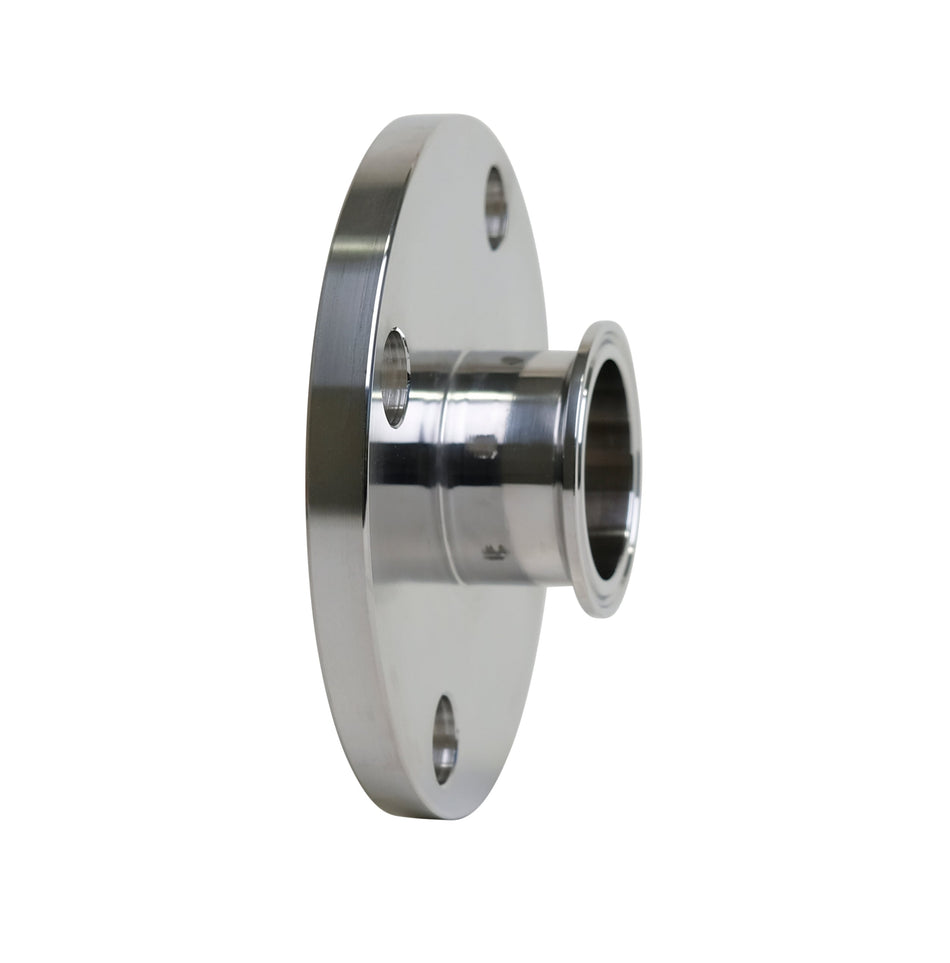 1" Flange X Clamp Adapter - Machine Finish (38MP)  - T316L Stainless Steel - Wayland Industries - W638MP-1