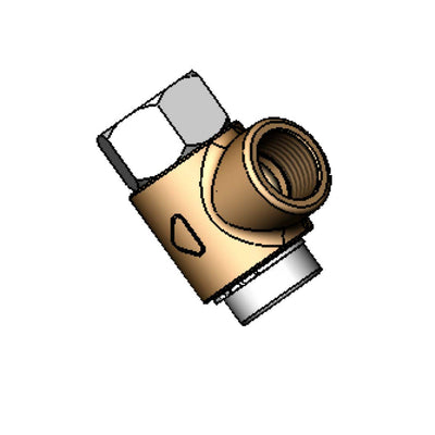 T&S Brass G016629-45 1/2" NPT Medium Pressure Swivel Assembly - Industrial Hose Reel Repair Part