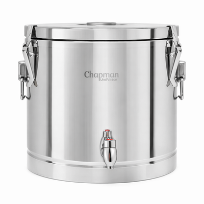 5 Gallon Insulated Stainless Steel Beverage Dispenser - Heavy Duty