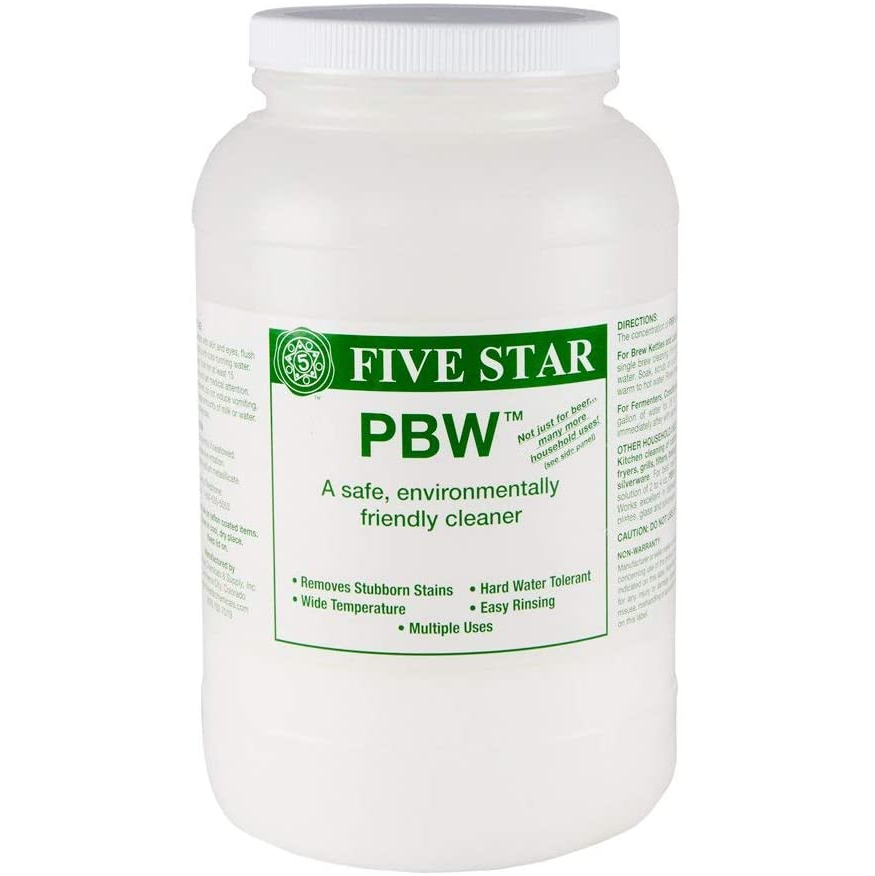Fivestar 8 lb. PBW Brew Cleaner Buffered Alkaline Detergent
