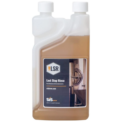 SISBrew LSR Last Step Rinse, Home Brewery Rinsing Solution, 1 quart, Great on Kegs, Fermenters, Carboys, Kettles, Chillers, Heat Exchangers, No-Rinse Formula, Leave to Dry