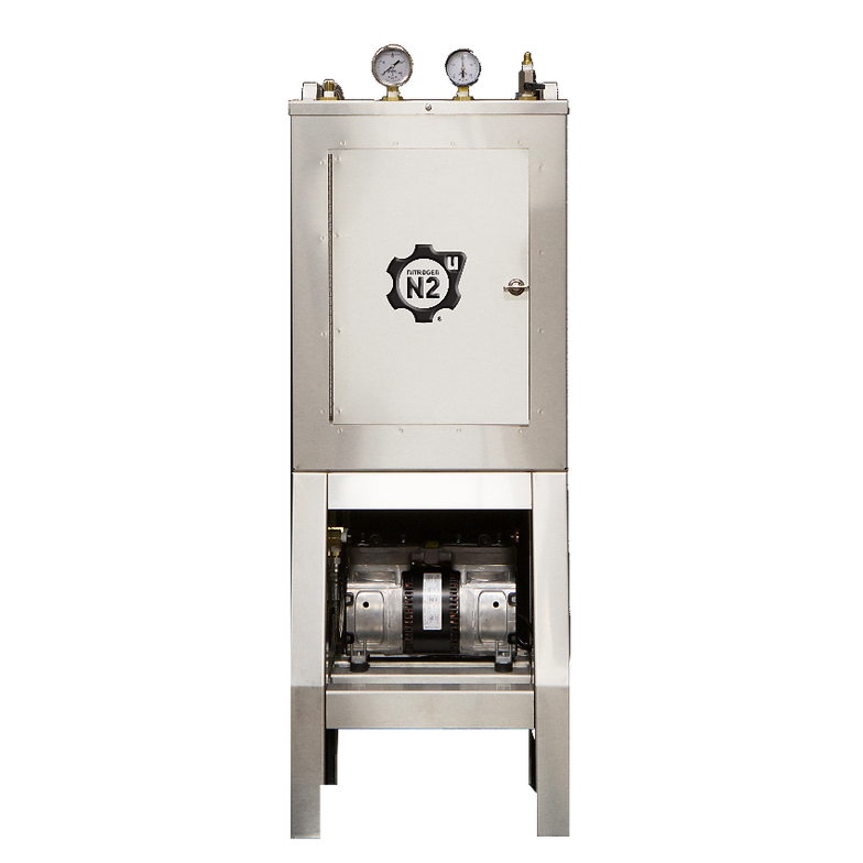 Nitrogen 2 U Low Volume Nitrogen Generator with
Compressor, and Storage Tank