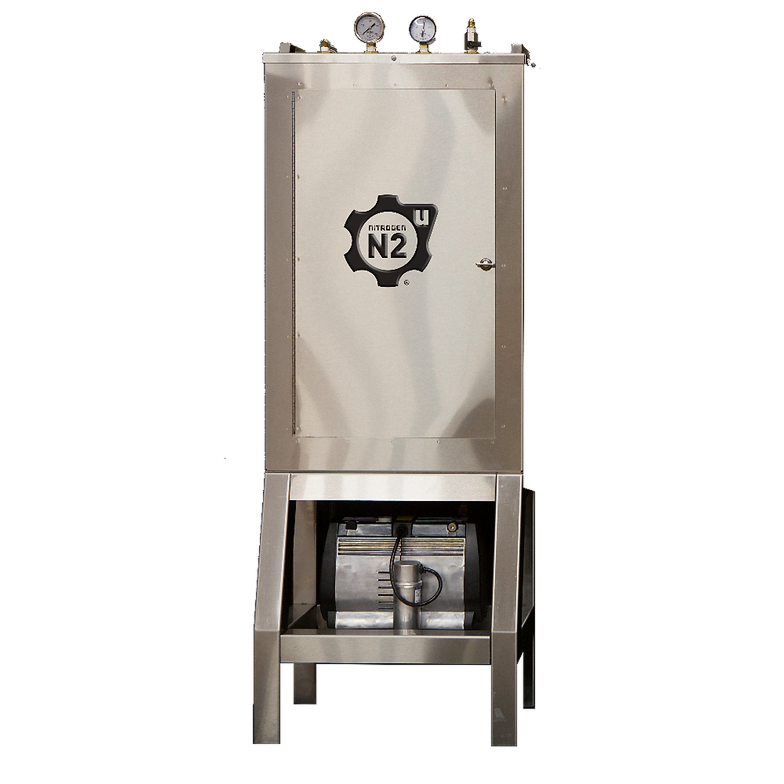 Nitrogen 2 U, High Flow Nitrogen Generator With
Compressor, and Storage Tank