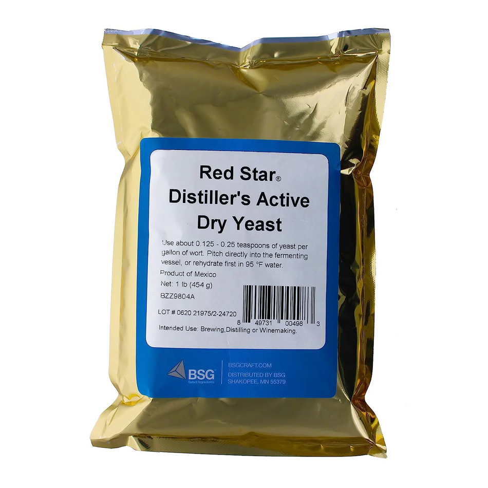 1 lb. Red Star DADY Distillers Yeast Bulk Pack