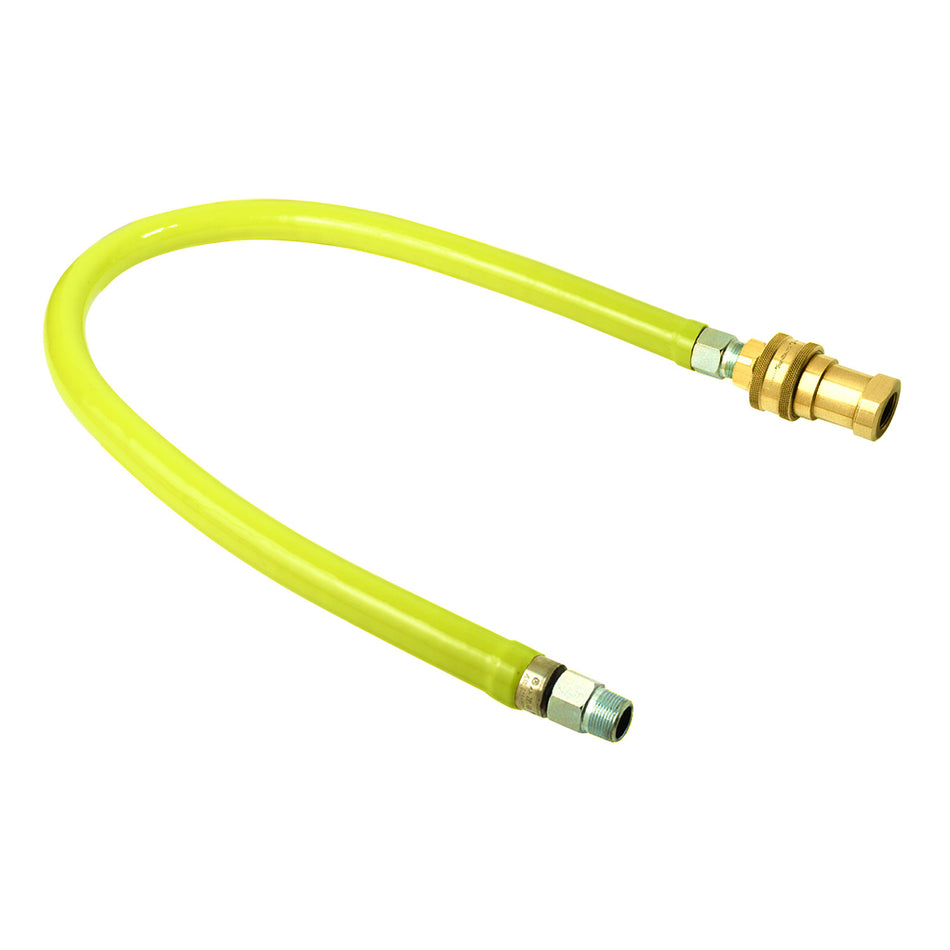 T&S Brass HG-6E-36 Gas Hose - 1" NPT x 36" w/ Reverse QD