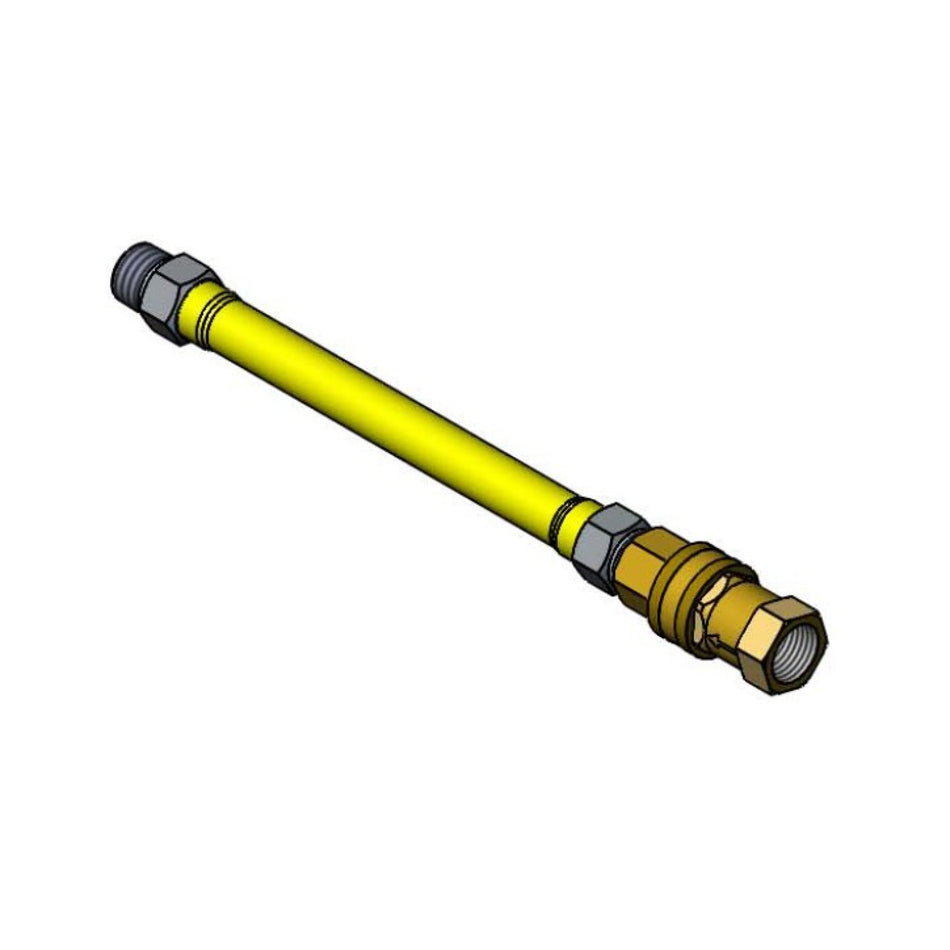 T&S Brass HG-6F-72 Gas Hose - 1-1/4" NPT x 72" w/ Reverse QD
