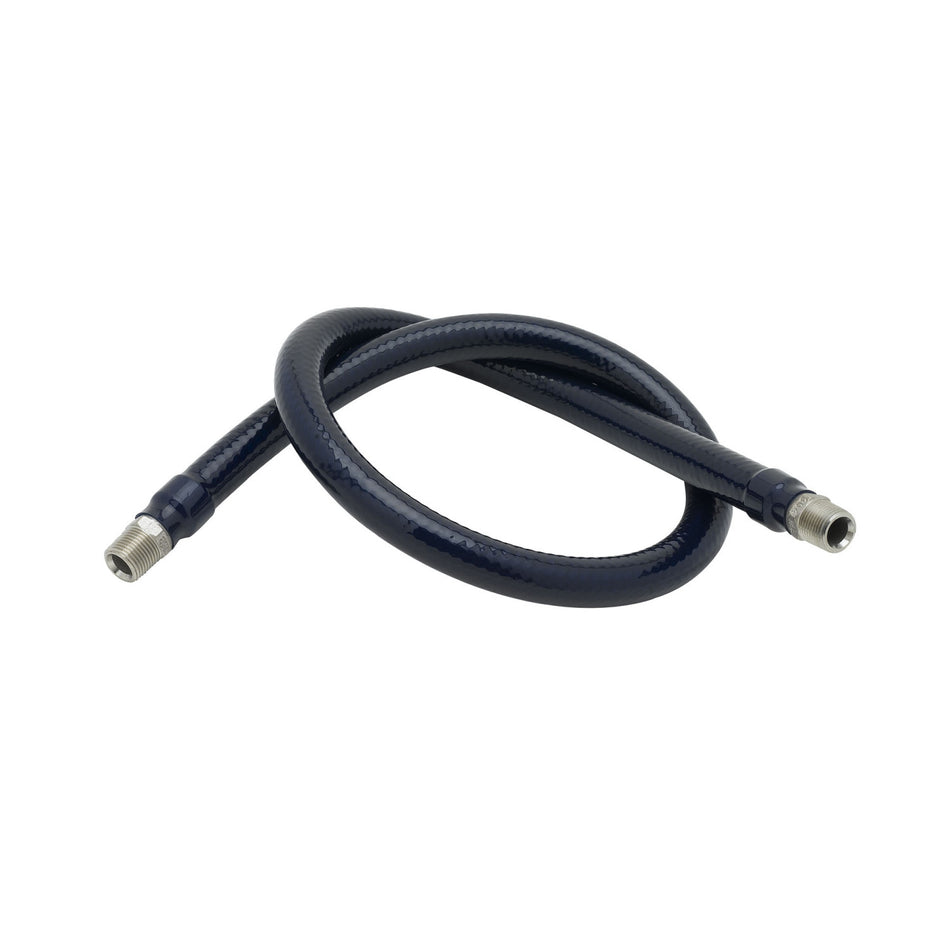 T&S HW-2B-24 24" Connector Water Hose, 3/8" w/ Male Threads