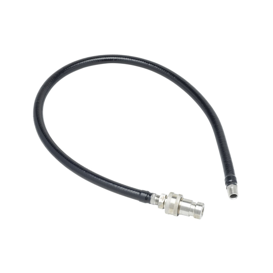 T&S HW-6C-48 48" Water Hose w/ Reverse Quick Disconnect - 1/2" NPT