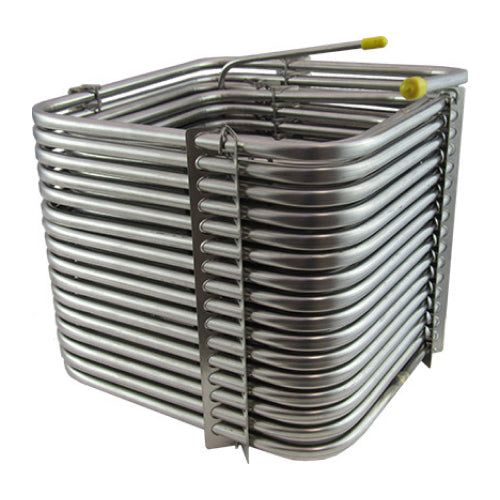 UBC Group 120 ft Stainless Steel Jockey Box Cooling Coil 5/16" OD 9 x 9 x 9