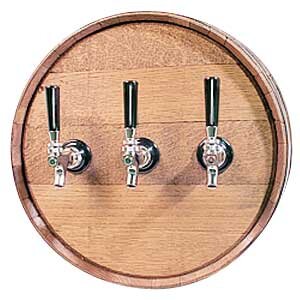 Micro Matic JWOKE-JE 16 Inch Barrel Head Dispenser Solid Oak No Holes