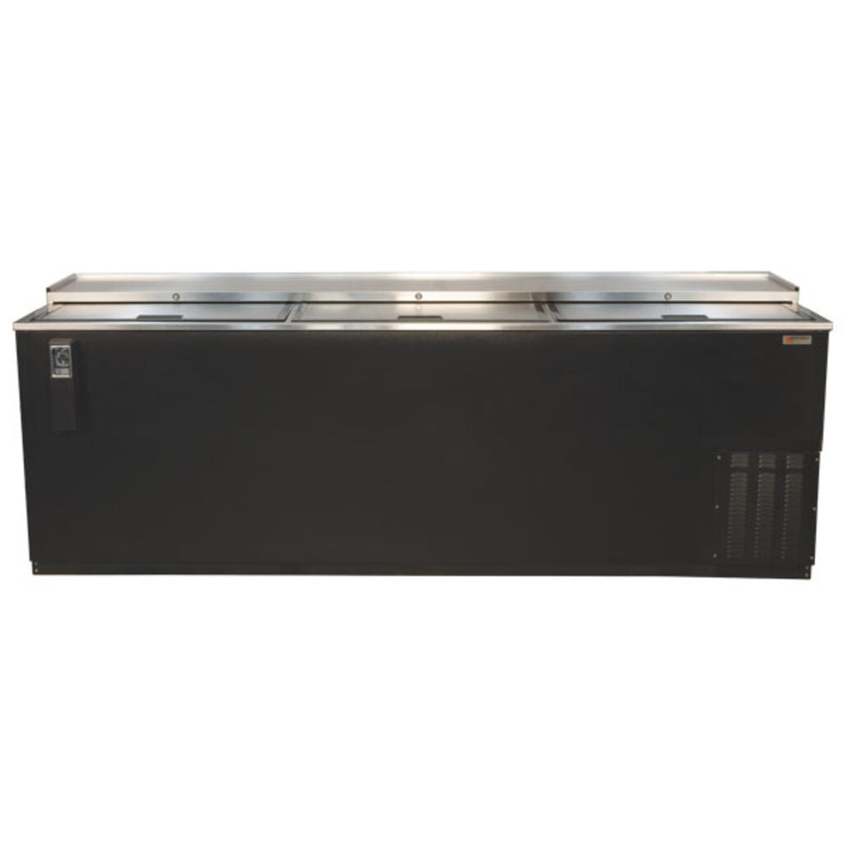Micro Matic Pro-Line™ 80" Commercial Bottle Cooler | Stainless Steel, 7 Dividers, High-Capacity Bar Refrigeration