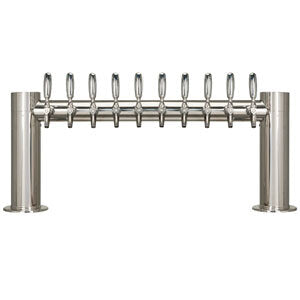 Micro Matic METRO-H-10PSSKR 38 Inch Countertop Glycol Cooled Draft Beer Tower