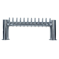 Micro Matic METRO-H-12PSSA 12 Faucet Air Cooled Draft Tower Countertop Stainless Steel