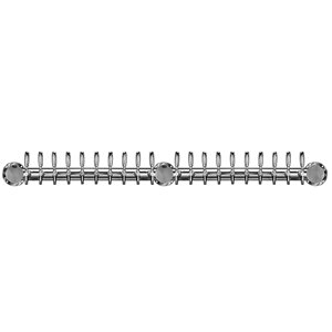 Micro Matic METRO-WM-20PSSKR 72 Inch Wall Mount Glycol Cooled Draft Beer Tower Stainless Steel with 20 Faucets