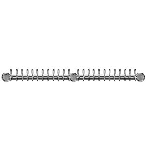 Micro Matic METRO-WM-24PSSKR 84 Inch Glycol Cooled Wall Mounted Draft Beer Tower Stainless Steel with 24 Faucets