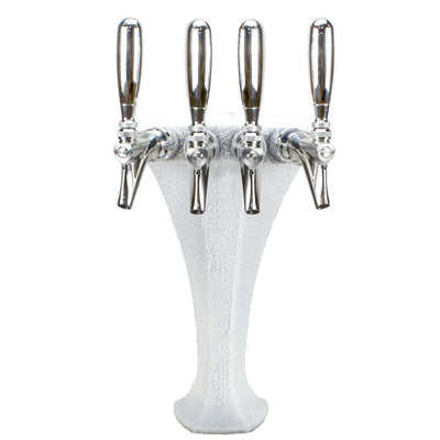 Micro Matic MM1094-ICE 20 Inch Ice Cobra 4 Faucet Tower with Stainless Steel