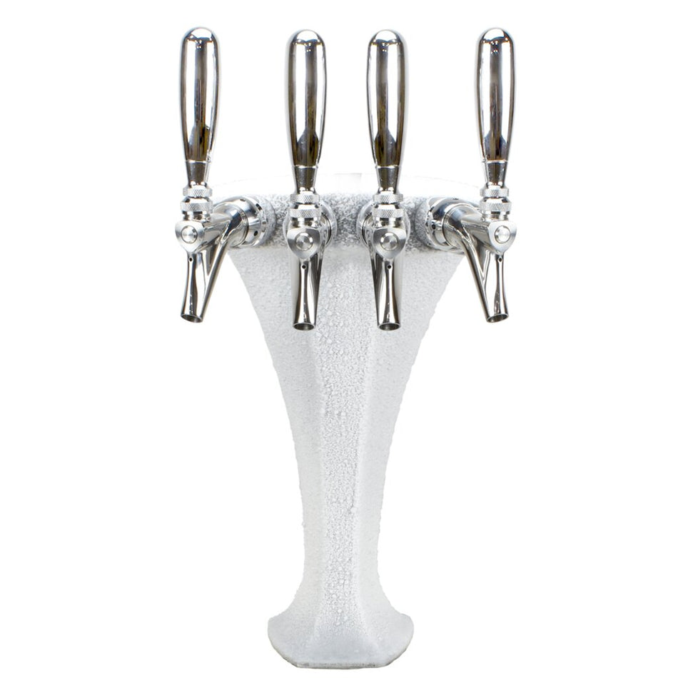 Micro Matic MM1094-ICE 20 Inch Ice Cobra 4 Faucet Tower with Stainless Steel