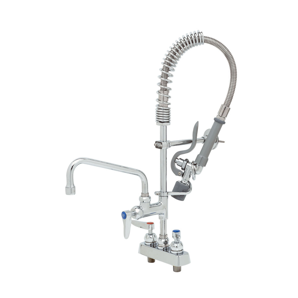T&S 4" WORKBOARD MINI-PRU, DECK MOUNT, CERAMA, B-0107-J AND WALL BRACKET
