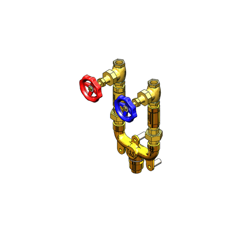 T&S Brass MV-0771-12N 3/4" Mixing Valve Assembly - Natural