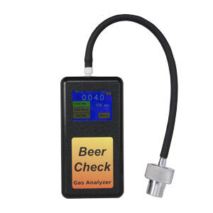 Micro Matic MV020 3 Inch Handheld Gas Analyzer with Adaptor Black ABS Plastic