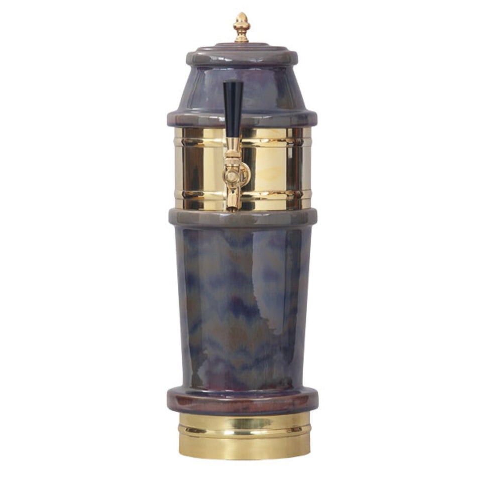 Micro Matic CT600-1 Roman Ceramic Draft Beer Tower – 1 Faucet – Air Cooled – Handcrafted Porcelain Finish