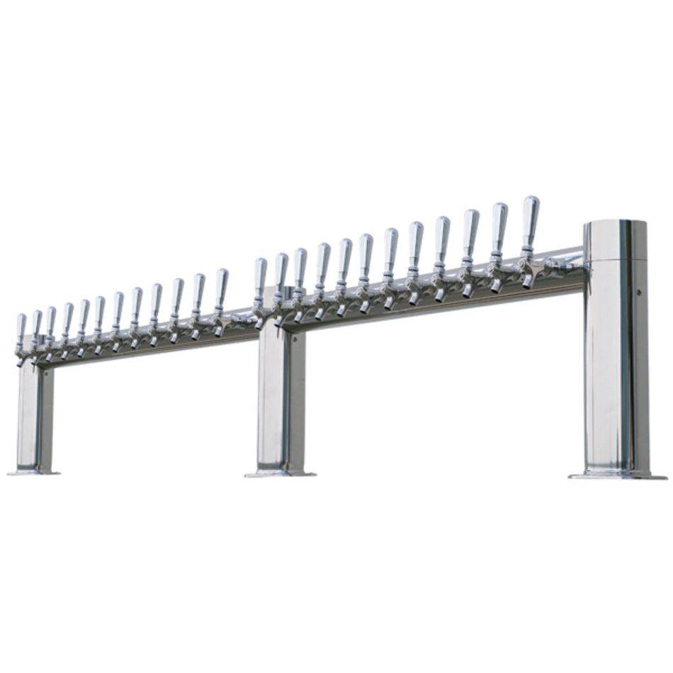 Micro Matic METRO-M-24PSSKR 84 Inch Glycol Cooled Draft Beer Tower Countertop Stainless Steel