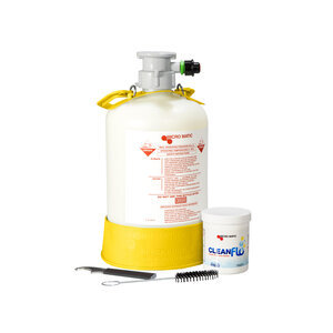 5L (1.3 Gallon) Pressurized Beer Line Cleaning Kit - D-System Sanke Adapter & Tank