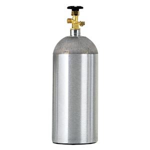 Micro Matic 430A-5E 5 Lb Aluminum CO2 Cylinder Empty Gas Cylinder Tank