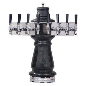 Micro Matic CT500E-8 7-1/2 Inch Diameter Air Cooled Draft Beer Tower Ceramic