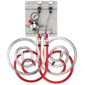 Micro Matic 83215-E-PP 12 Inch Pressure Regulator with Jumper Lines