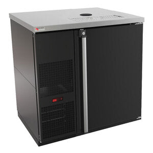 Micro Matic MDD36-E-LT 36-3/4 Inch Draft Beer Cooler with Glass Rinser