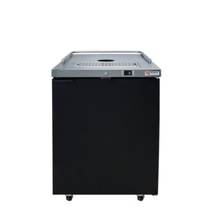 Micro Matic MDD23-E-LT 25 Inch Draft Beer Cooler Self-Contained Black Stainless