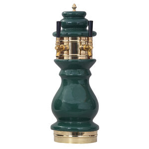 Braumeister Ceramic Dual Faucet Draft Tower – Air Cooled – Emerald Green