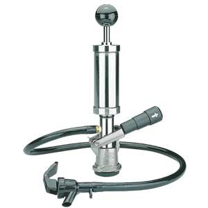 Micro Matic 7509E Draft Beer Pump 4 Inch Chrome Lever Handle with HP-700 Pump