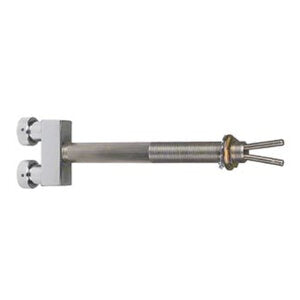 Micro Matic BE-DF8-3 8" Dual Tap SS Through-Wall Shank