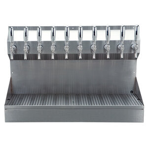 Kronos 10 Faucet Draft Tower Wall Mount Dispenser – Glycol Cooled