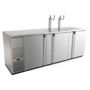 Micro Matic MDD94S-E 95 Inch Draft Beer Cooler with 39.2 cu ft Capacity