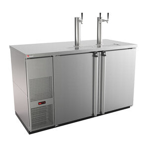 Micro Matic MDD58S-E 59 Inch Draft Beer Cooler Self Contained Two Section