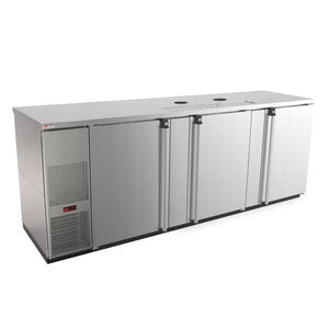 95" Wide, 4-Barrel Capacity Micro Matic Pro-Line Self-Contained Draft Beer Cooler - 3-Faucet Towers, 115V