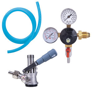 Micro Matic PL-WTK-8 Draft Wine System Nitrogen Gas Kit with Couplers and Hose