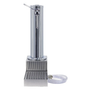 Micro Matic DS531CL-W 3 Inch Clamp-on Draft Wine Dispensing Tower Chrome and ABS Plastic