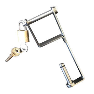 FlexiDraft Draft Beer Faucet Lock – Stainless Steel – Padlock – 2 Keys