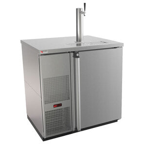 Micro Matic MDD36S-E 36-3/4 Inch Draft Beer Cooler Self-contained Stainless Steel