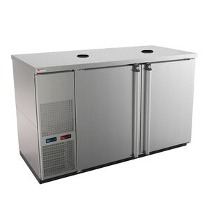 Micro Matic MDD58SW-E 59-1/2 Inch Electric Wine Cooler Dispenser with Double Temperature Control