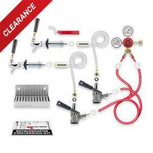 Micro Matic RCK-LC-S-2 Two Tap Kegerator Conversion Kit, Standard, D System