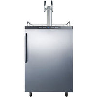 Micro Matic MM-SBC635MBISSTB-2 24 Inch Draft Beer Cooler Built-in or Freestanding