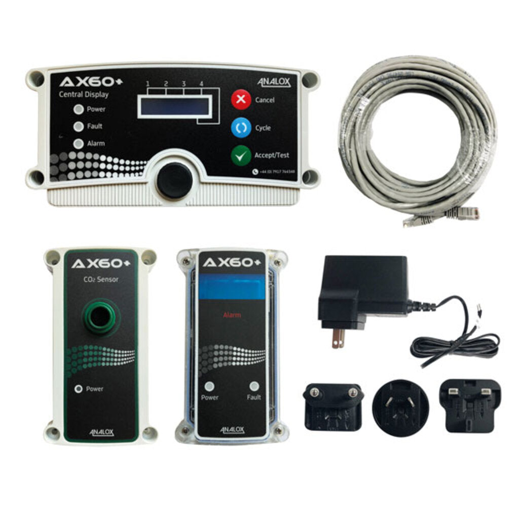 Analox Ax60+ CO2 Leak Detector Kit - NFPA/IFC/OSHA Compliant