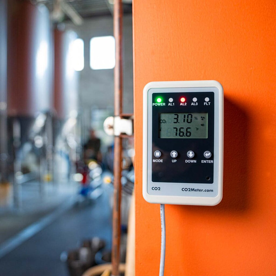 CO2 METER® Remote CO2 Storage Safety 3 Alarm