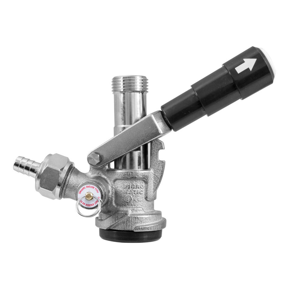 American Sankey D Keg Coupler – Budget Friendly – Red Lever Handle